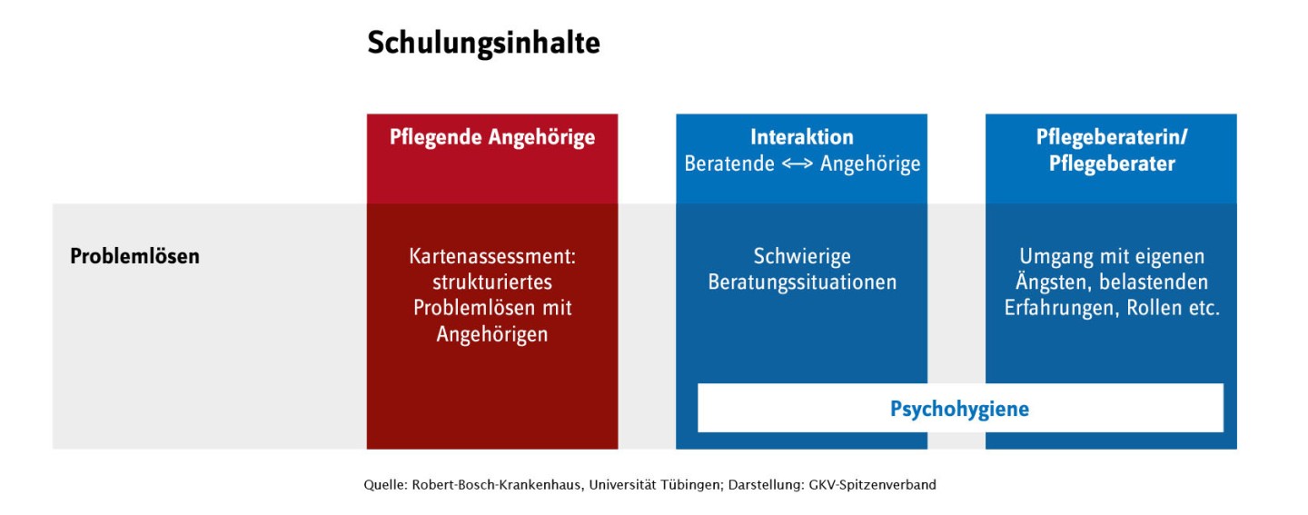 Grafsiche Darstellung der Schulungsinhalte