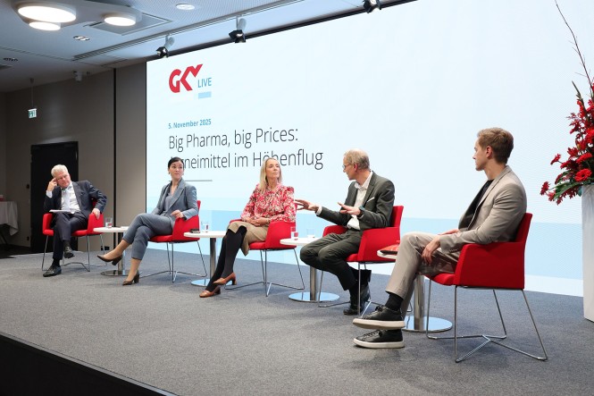 Diskussionsrunde bei GKV Live zum Thema Arzneimittelpreise